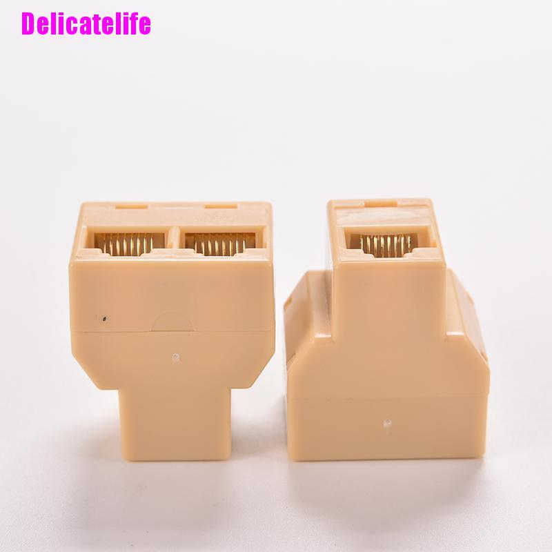 Bộ 2 Thiết Bị Kết Nối Mạng Lan Dz517 Rj45 6 Ethernet 1 Sang 2