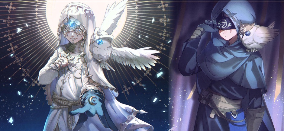 Cốc trắng anime ldentity V, ly sứ EliClark Game ldentity V