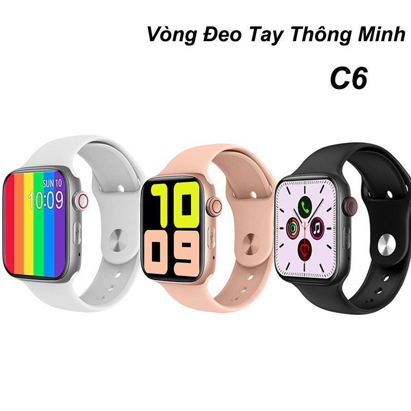 💥Rẻ Sốc Óc 💥Đồng Hồ Thông Minh Watch C6 Lắp Sim Nghe Gọi Nhắn Tin Phong Cách Sành Điệu Trẻ Trung