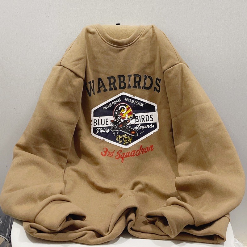 áo sweater warbirds ảnh thật unisex