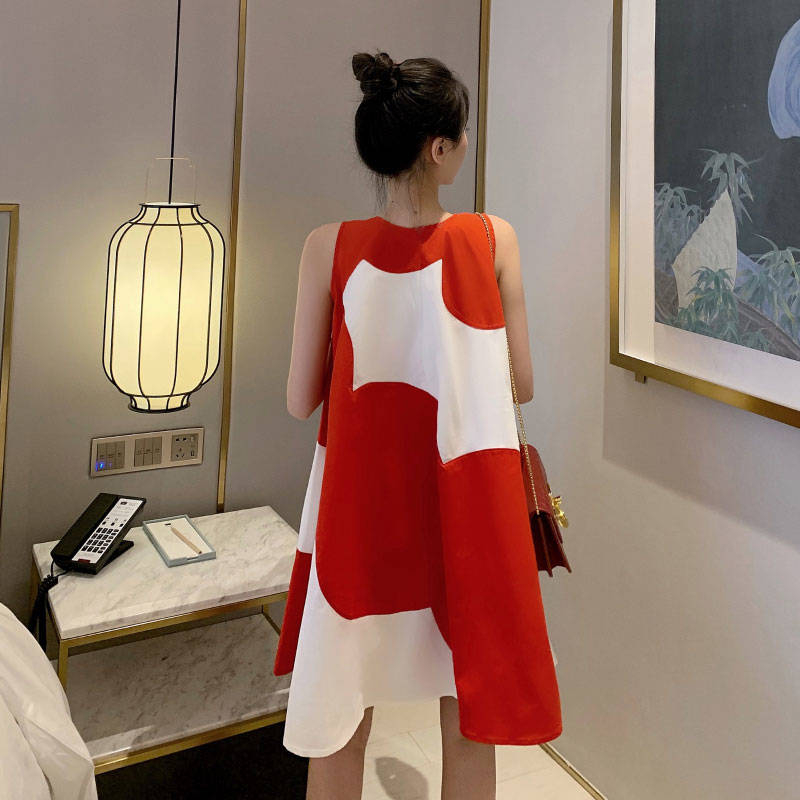 Đầm Suông Sát Nách Phong Cách Hàn Quốc Dành Cho Mẹ Bầu | BigBuy360 - bigbuy360.vn