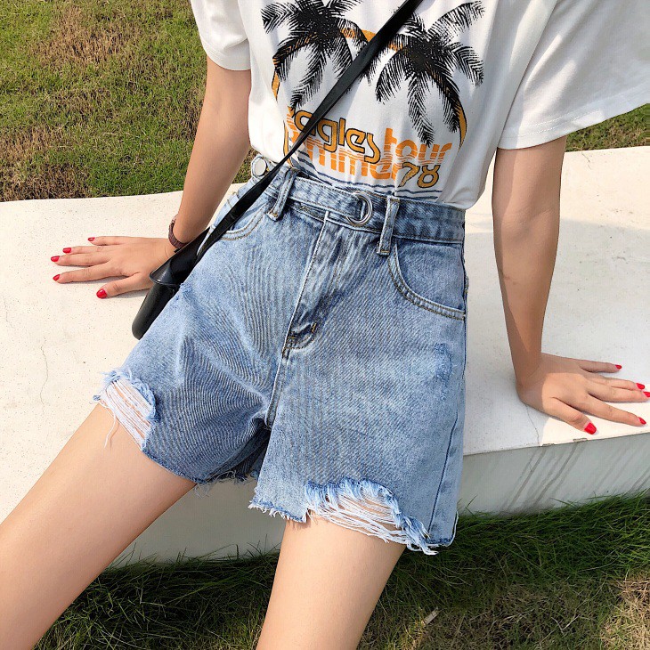 [Size M] Quần shorts jean nữ Ulzzang Quảng Châu QNJ82