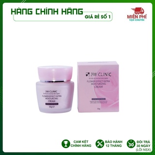 Kem dưỡng ẩm dưỡng trắng da chiết xuất từ Hoa Hồng 3W Clinic Hàn Quốc 50ml
