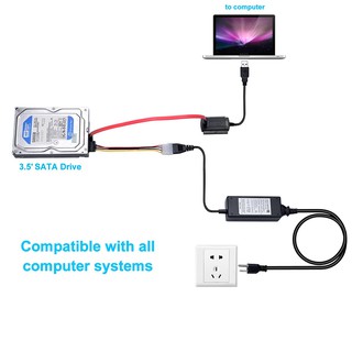 Bộ chuyển đổi cáp USB 2.0 sang IDE / SATA