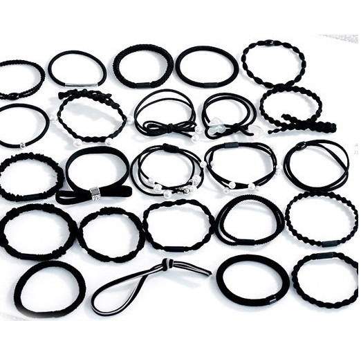 Sét 24 dây buộc tóc cao cấp xuất Nhật HD04