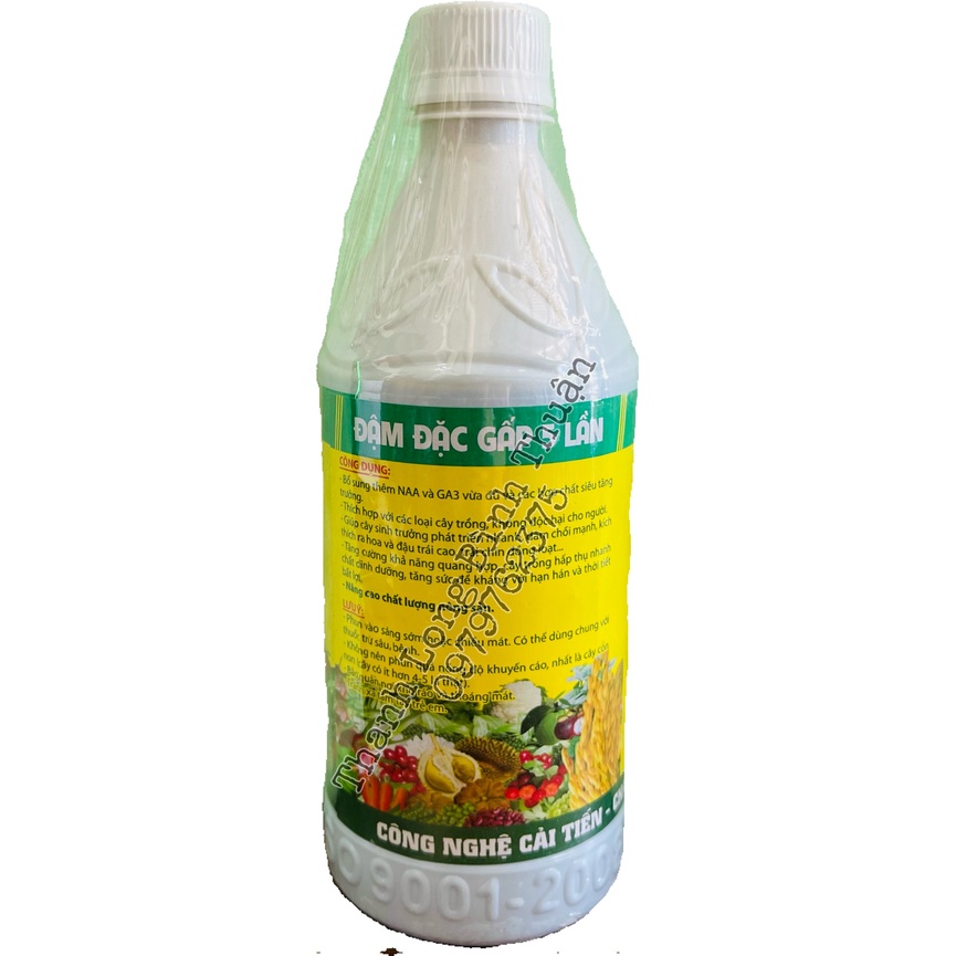 Phân Bón Grow - Ba Lá Xanh  Đậm đặc gấp 5 lần - Chai 500ml