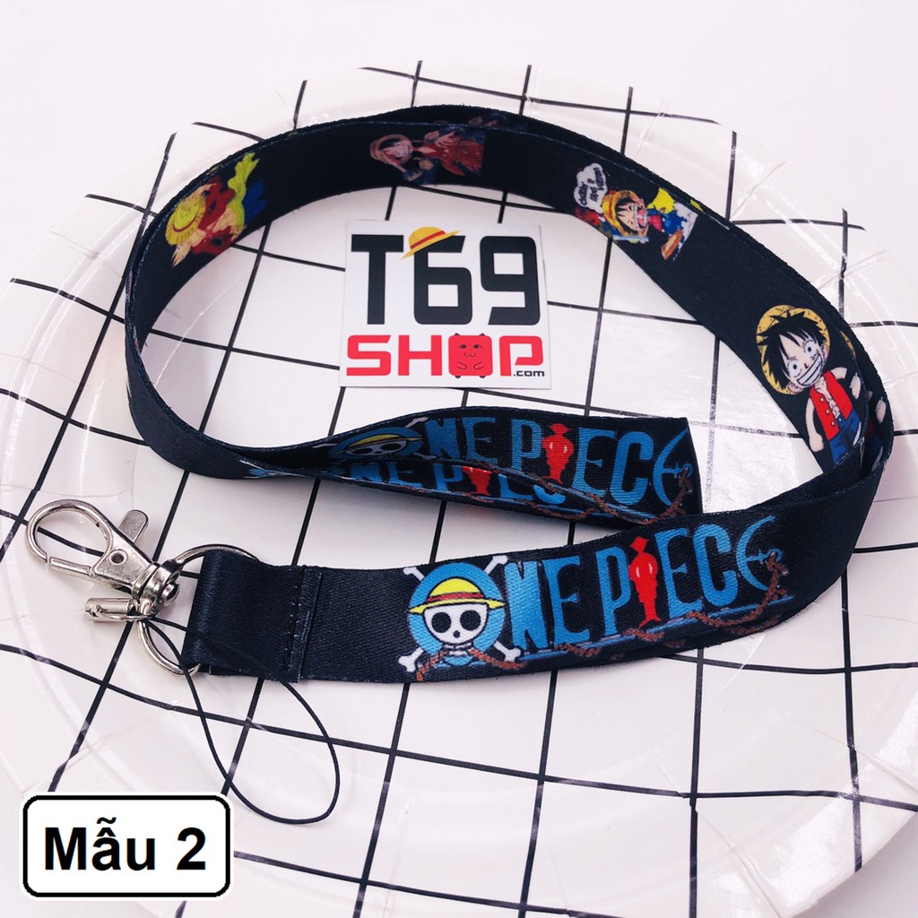 Móc khoá dây strap anime One Piece