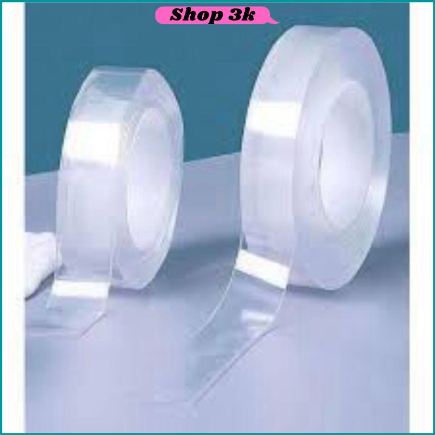Sẵn hàng Băng dính trong silicol 2 mặt loại 3m - SDGD