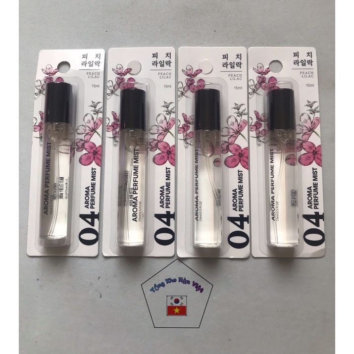 Nước Hoa Aroma Perfume Mist 15ml Hàn Quốc