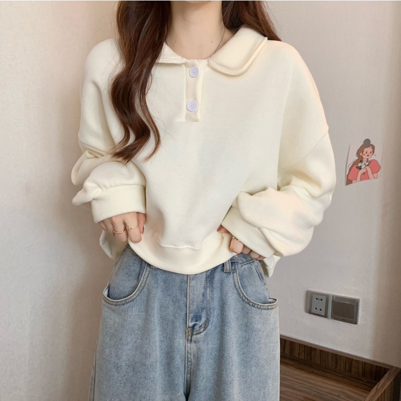 Áo Sweater Tay Dài Màu Sắc Thời Trang Mùa Thu Cho Nữ