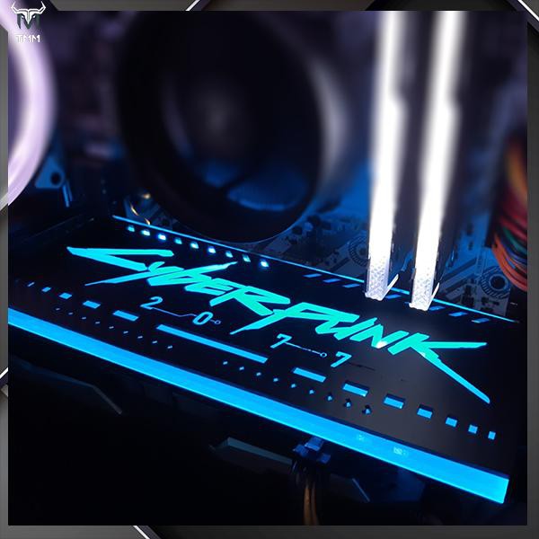 RGB Cyperpunk VGA Backplate