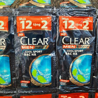 Dầu gội Clear Men dây 12 gói