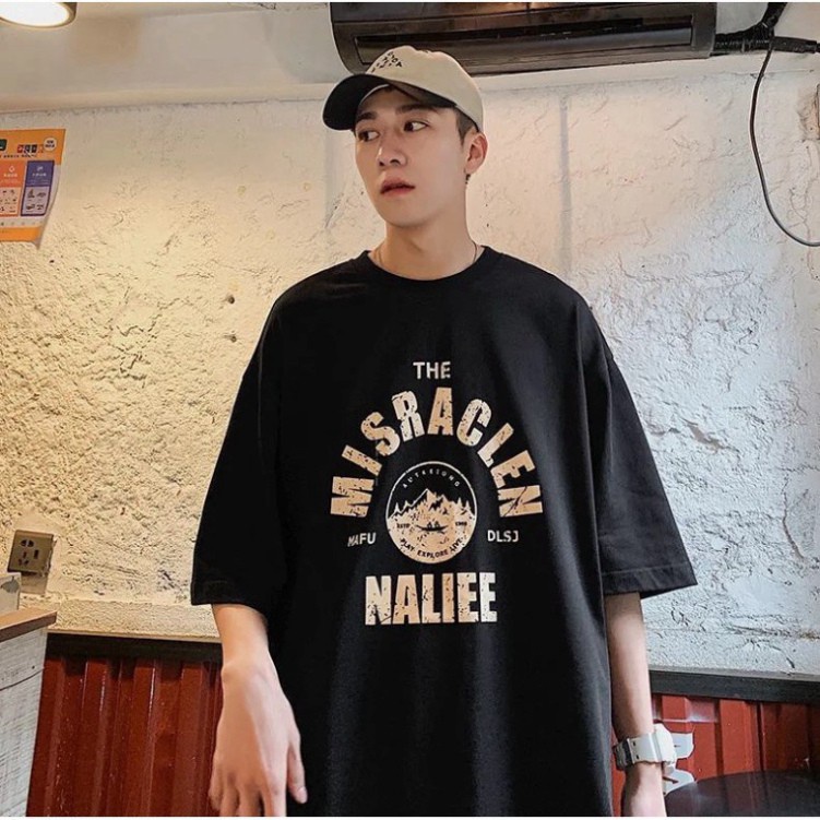 Áo Thun Nam Unisex Tay Lỡ In Chữ MISRACLEM Form rộng - CÓ SIZE LỚN