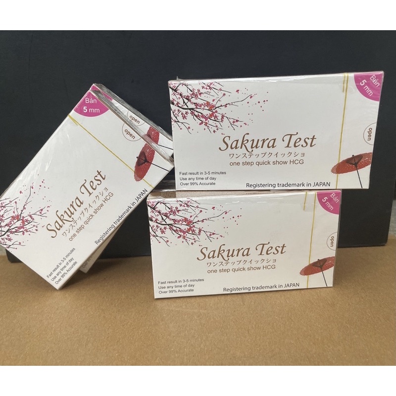 Que Thử Thai Sakura Test CHÍNH XÁC-TIỆN LỢI