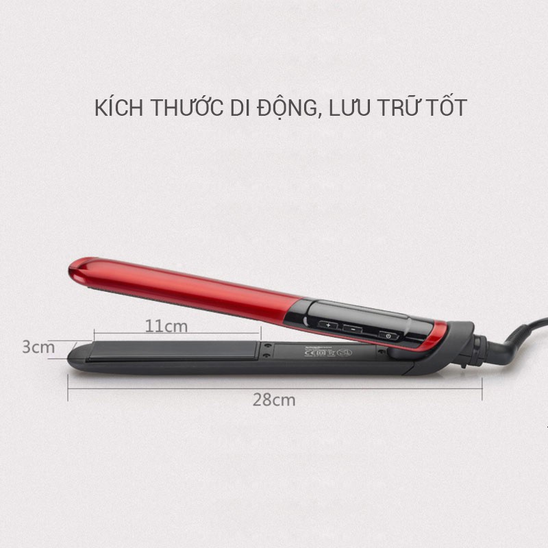 [Voucher &amp; Dịch vụ]  Máy Uốn Duỗi Tóc 2in1 ST3300 Máy Là Tóc Điều Nhiệt Chuẩn Salon Siêu bền kẹp êm không rít tóc nóng n