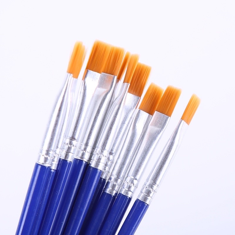 Cọ vẽ màu nước chổi quét sơn giày đồ da đa năng 3 Size LỚN-trung-nhỏ