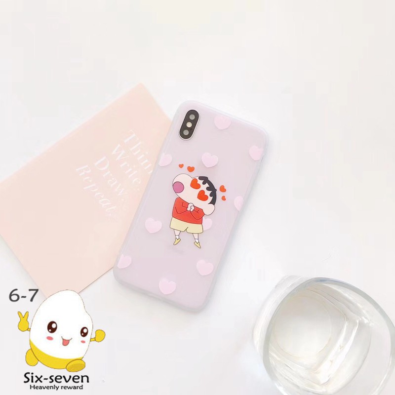 ốp điện thoại shin-chan dễ thương cho iphone xs max xr i6/6s i7 i8 plus | BigBuy360 - bigbuy360.vn