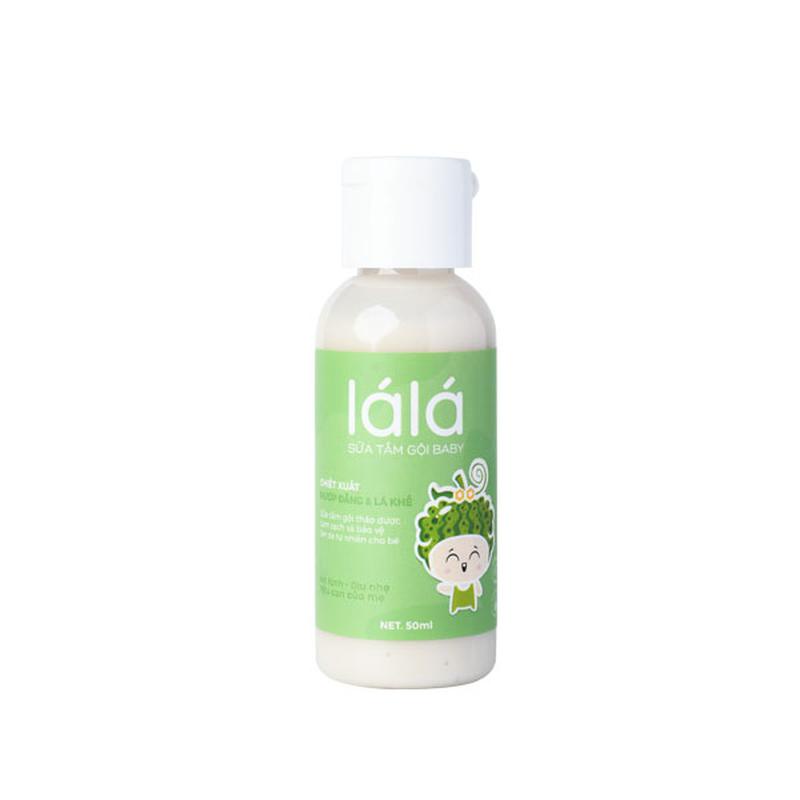 Sữa tắm gội Baby Lá Lá Laco 50ml, An lành, dịu nhẹ bảo vệ làn da tự nhiên cho bé