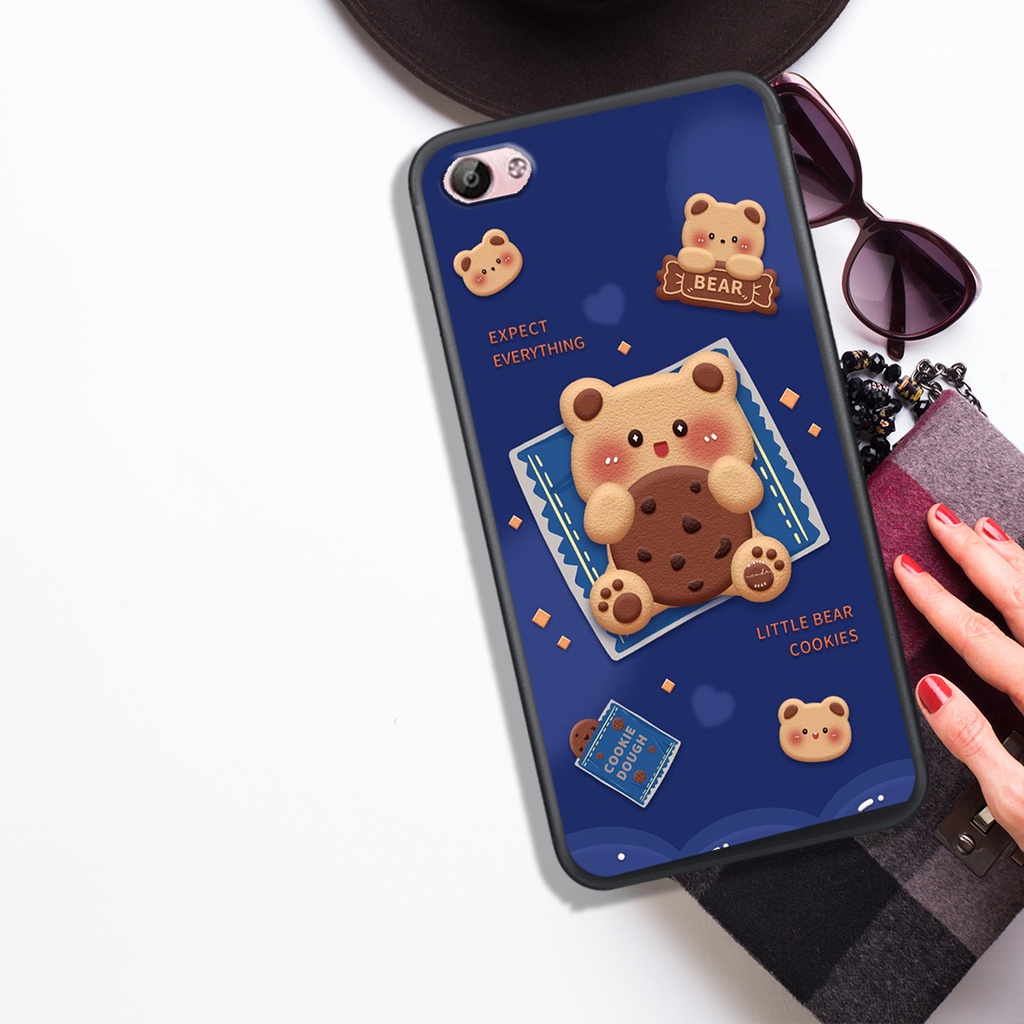 ỐP LƯNG VIVO VIVO Y53 - Y55 - Y66/Y67/Y69 - Y71 - Y81 - Y81S - Y83 , IN HÌNH GẤU NÂU CHOCOLATE ĐÁNG YÊU.