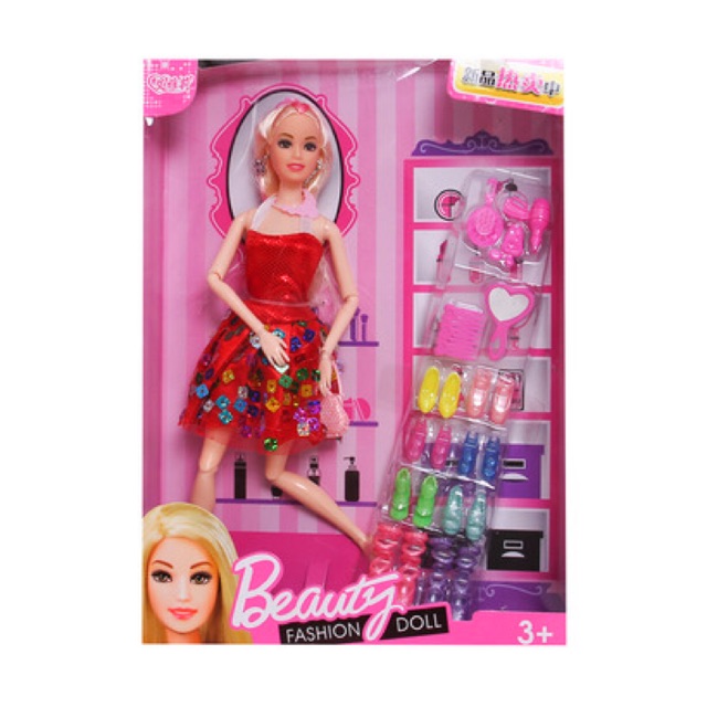 Đồ Chơi Búp Bê Trang Điểm Tặng Kèm Giày