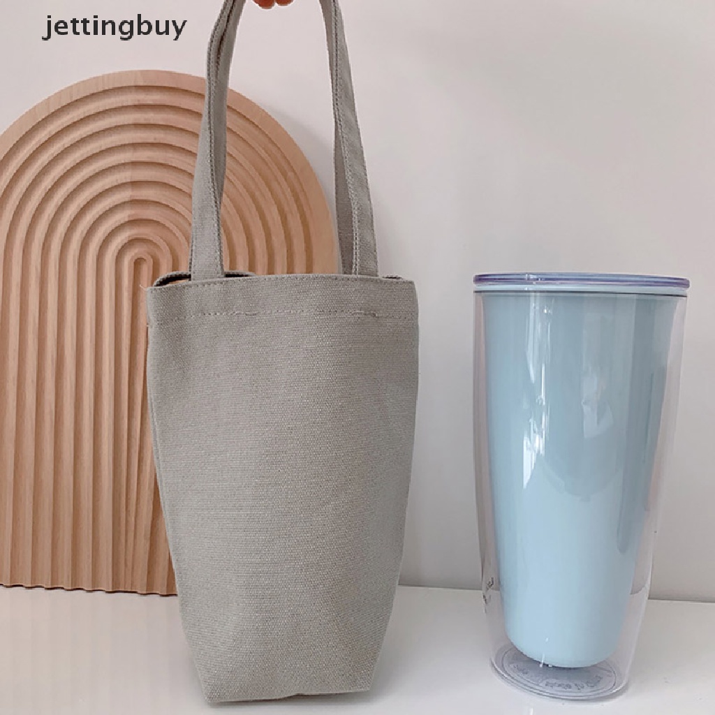 Túi canvas Jetting đựng bình nước với dây đeo tiện dụng