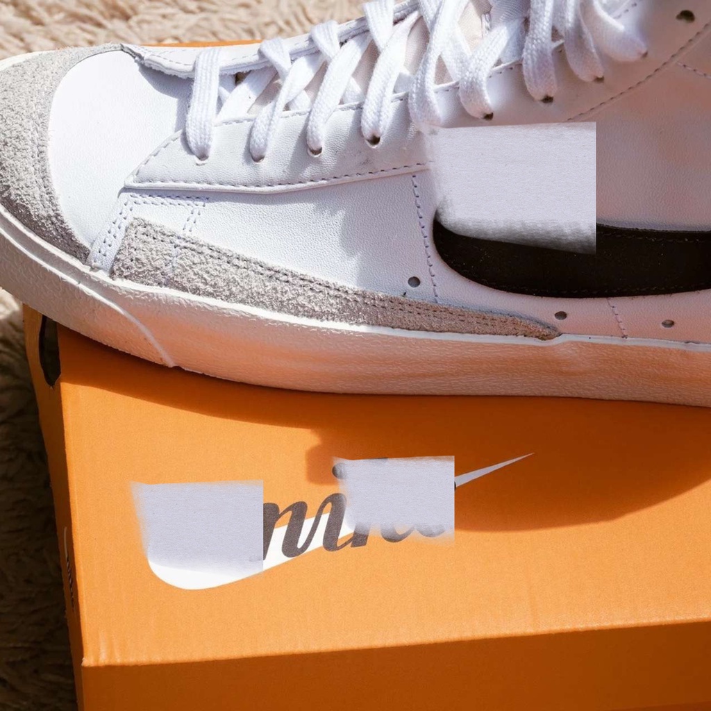 Giày NK Blazer Chính Hãng, NK Mid Blazer Vintage 77 Auth- Giày Thể Thao Cổ Cao Dáng Classic- The Bang Sneaker
