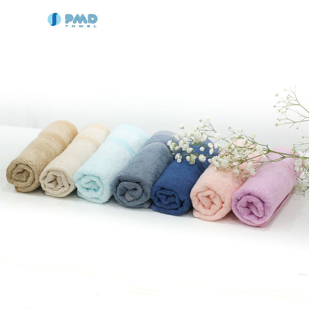 BỘ 3 KHĂN TẮM KHĂN GỘI KHĂN MẶT SỢI TRE CAO CẤP XUẤT HÀN PMD TOWEL siêu mềm mịn thấm nước không phai màu không sổ lông