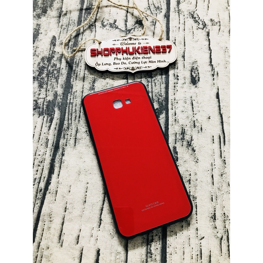 [Freeship toàn quốc từ 50k] ỐP LƯNG SS GALAXY J4 PLUS ỐP GƯƠNG CƯỜNG LỰC VIỀN DẺO ĐEN CAO CẤP