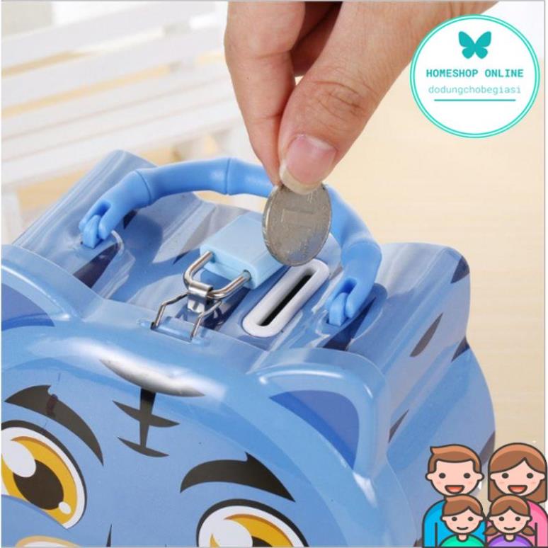 Hộp đựng lì xì, két hổ đựng tiền, két sắt mini, đồ chơi trẻ em xinh xắn đáng yêu mẫu mới 2022