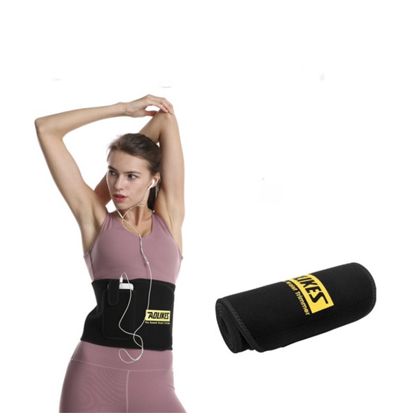 Đai Nịt Bụng Giảm Eo Hỗ Trợ Đốt Mỡ Bụng Hiệu Quả Aolikes (Có Túi Đựng Điện Thoại)