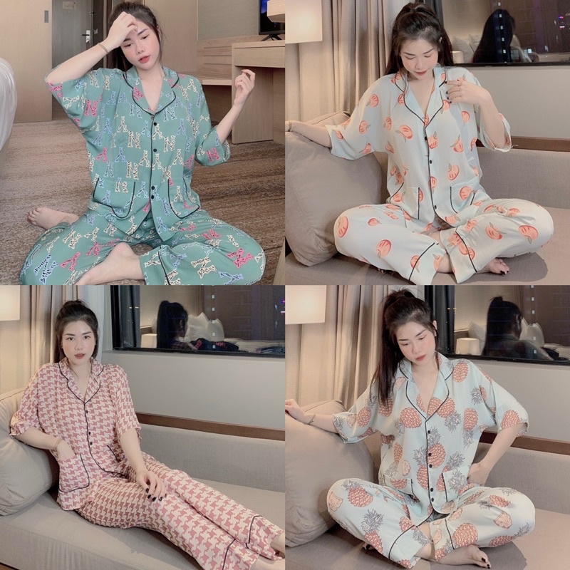 ĐỒ BỘ MẶC NHÀ - PYJAMA FORM CÁNH DƠI TAY NGẮN QUẦN DÀI