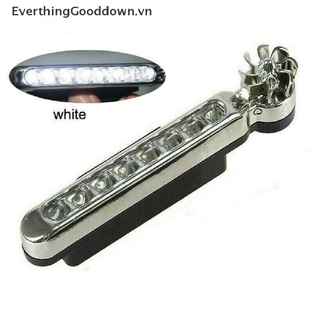 Đèn LED Chạy Ban Ngày 8 Bóng DRL Gắn Ngoài Cho Xe Hơi