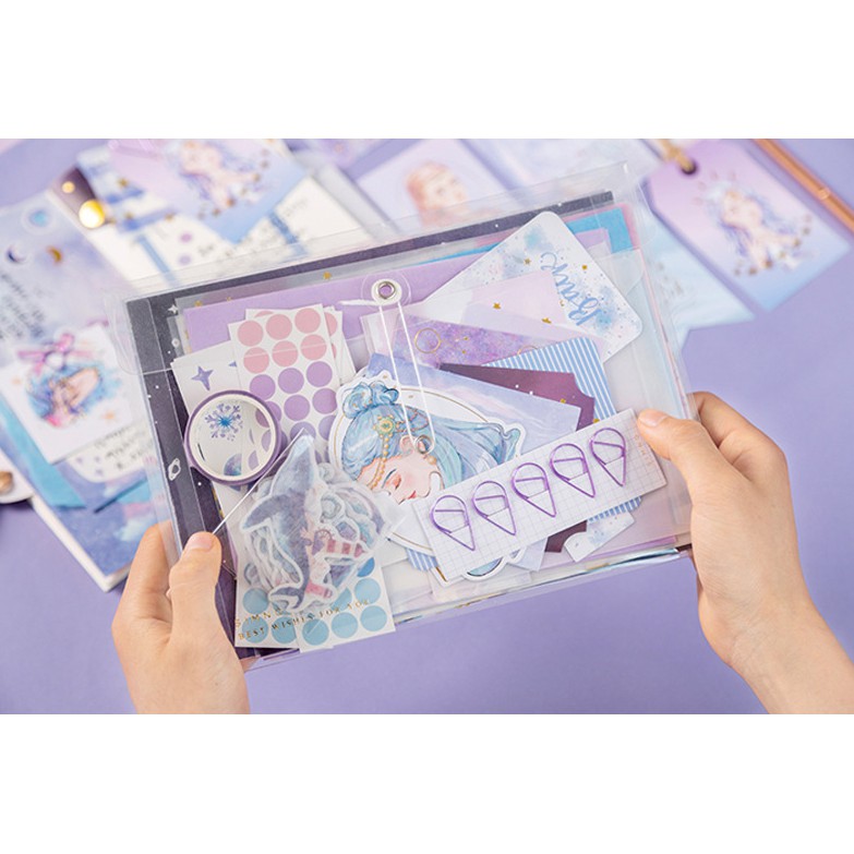Trọn bộ hơn 100 chi tiết trang trí scrapbook, sổ tay, thiệp tự làm siêu dễ thương