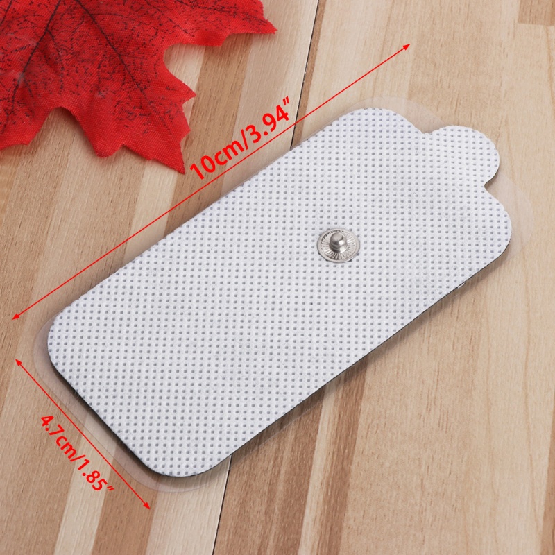 Bộ 2 Miếng Đệm Điện Cực Lớn 9x5cm Có Thể Tái Sử Dụng Cho Máy Massage