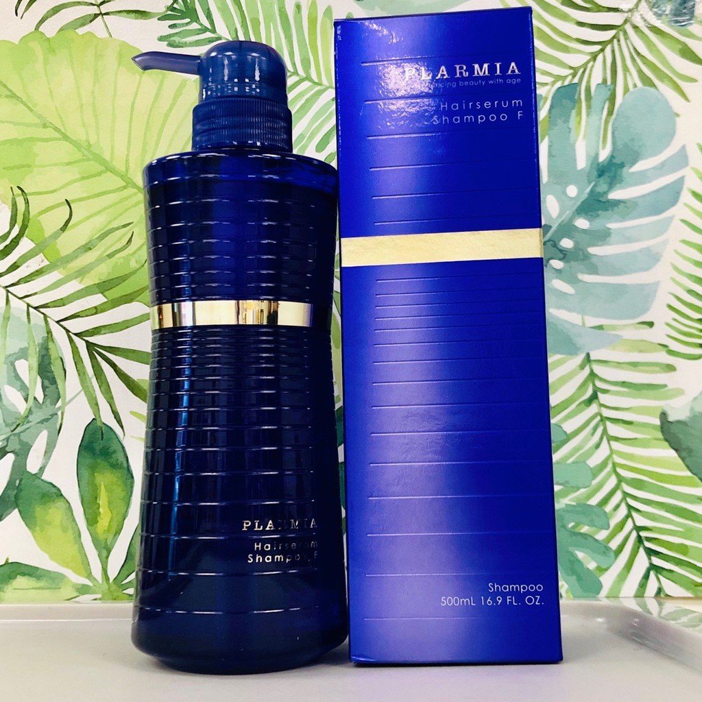 Dầu gội chăm sóc tóc lão hóa Milbon Plarmia Hairserum Shampoo F 500ml