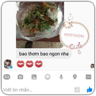 Bánh tráng sa tế hành phi tắc tự trộn thơm ngon