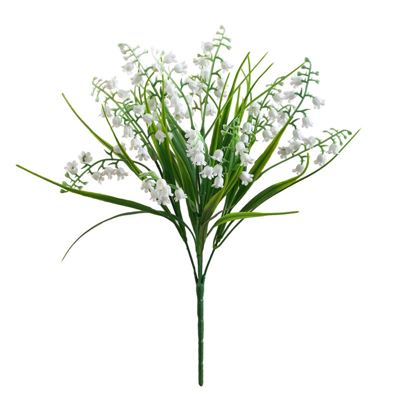 5 Nhánh Hoa Lily Nhân Tạo Bằng Nhựa Dùng Trang Trí Tiệc Cưới