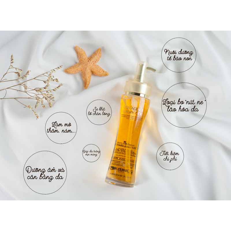 Tinh chất dưỡng da vàng 24k Essence - 3W CLINIC Collagen & Luxury Gold Revitalizing Comfort Gold Essence