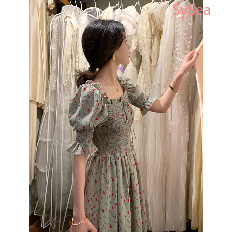 Đầm Maxi Tay Ngắn Chất Chiffon Có Size Lớn