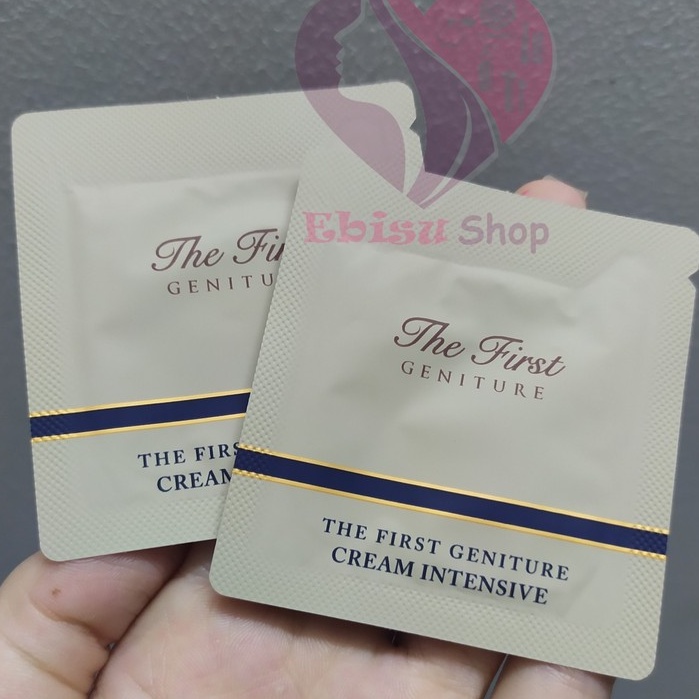 10 gói Kem dưỡng The First Cream Intensive 1ml