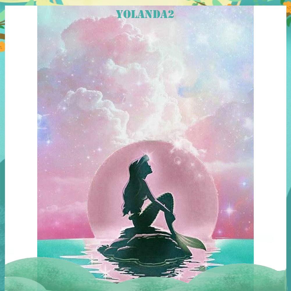 Bộ Tranh Đính Trang Trí Hình Đám Mây 5d Diy