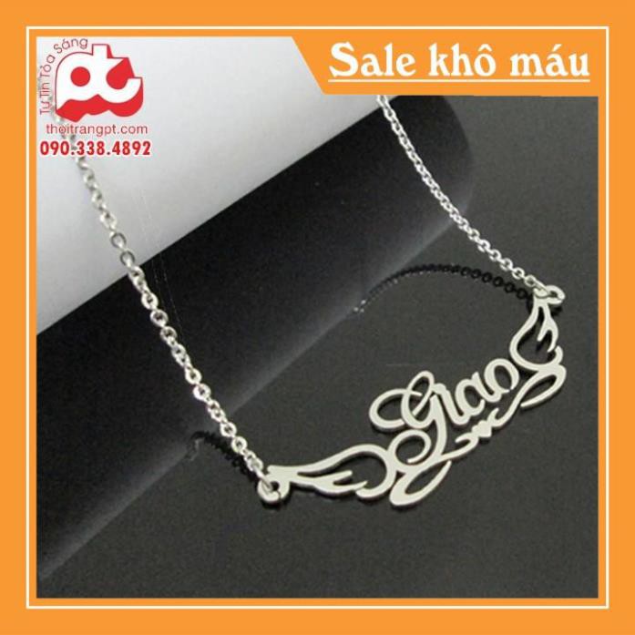 [ Siêu SALE ] Dây chuyền theo tên inox