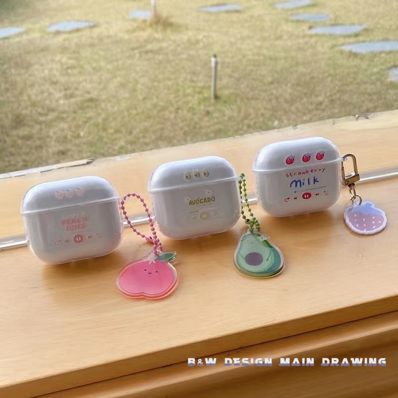 Vỏ Bảo Vệ Hộp Sạc Tai nghe không dây AirPods 3 Pro 1 / 2 Họa Tiết Hoạt Hình Thời Trang Độc Đáo