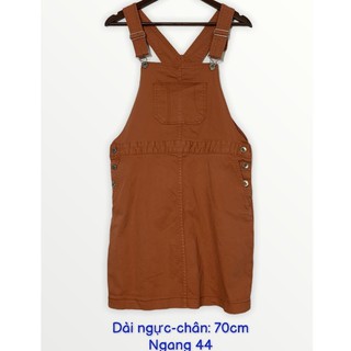 Váy yếm bò yếm jean nữ hiệu JACK&JILL chính hãng secondhand