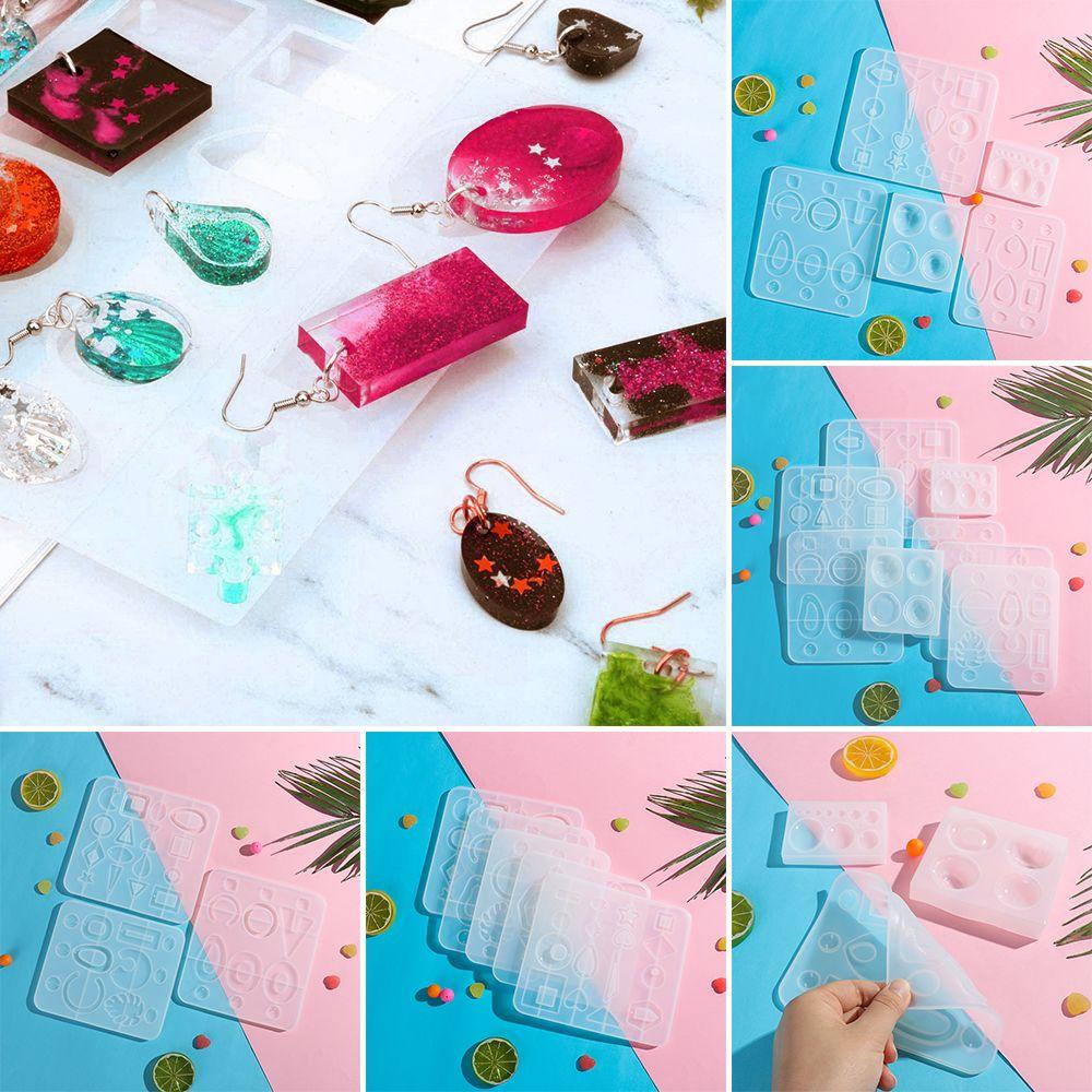 YNATURAL Khuôn Silicone Làm Mặt Trang Sức Kiểu Hình Học