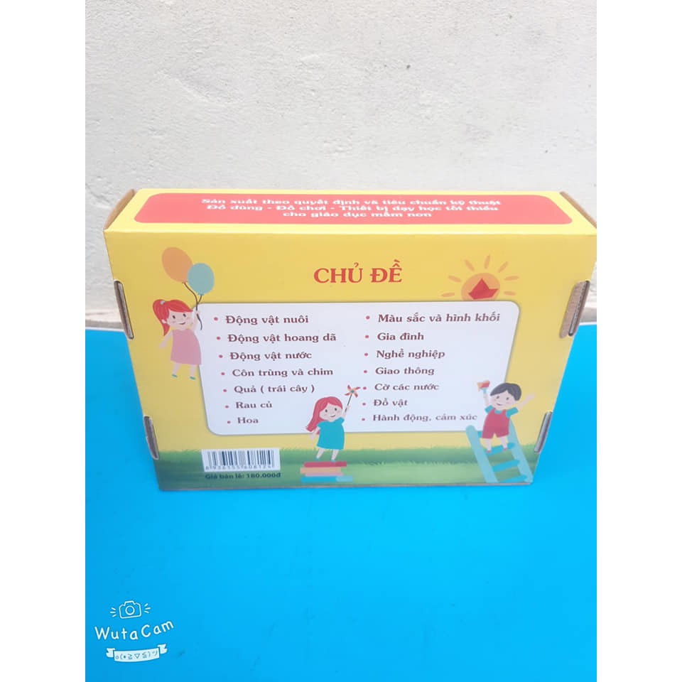 Bộ Thẻ Học Từ Vựng Kèm Hình Ảnh Size A5 Cho Bé - Dạy Trẻ Biết Đọc Sớm - Dạy Bé Nhận Biết Về Thế Giới Xung Quanh