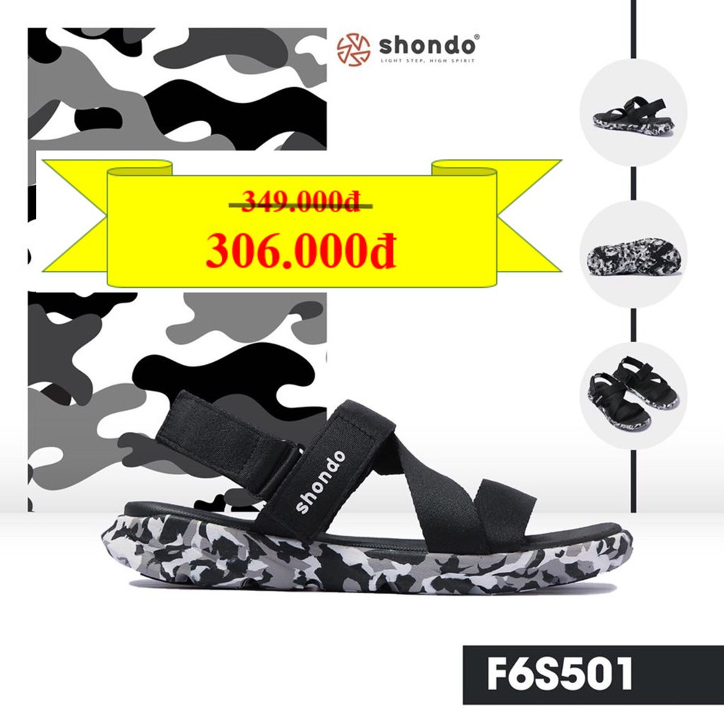 Giày Sandals SHONDO F6 Sport – F6S501-Camo