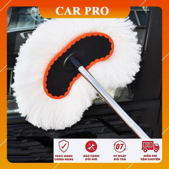  Chổi lông cán dài lau rửa xe ô tô sợi bông - CAR PRO