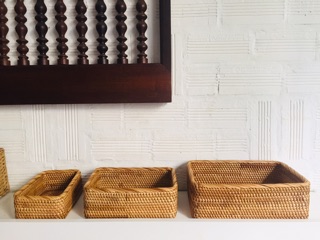 Hộp mây chữ nhật