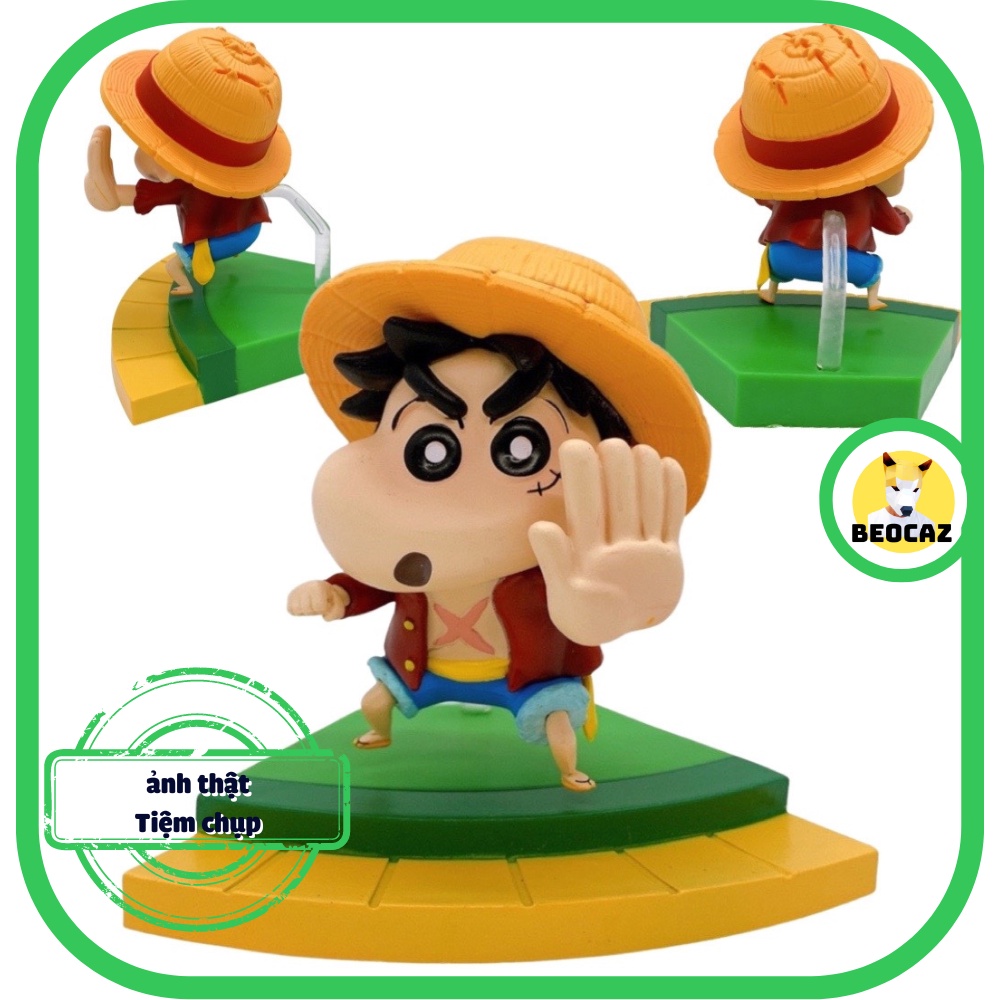 Mô hình Shin chan Cậu bé bút chì Shinosuke cosplay Slam Dunk One Piece Đảo Hải Tặc Luffy dễ thương Đồ chơi Beocaz